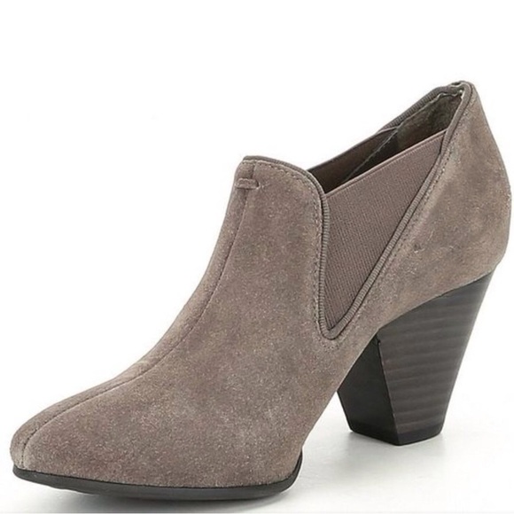 Nurture 9 Adarah Suede Leather Ankle Booties Comfort Women’s Shoes Gray - Picture 1 of 11